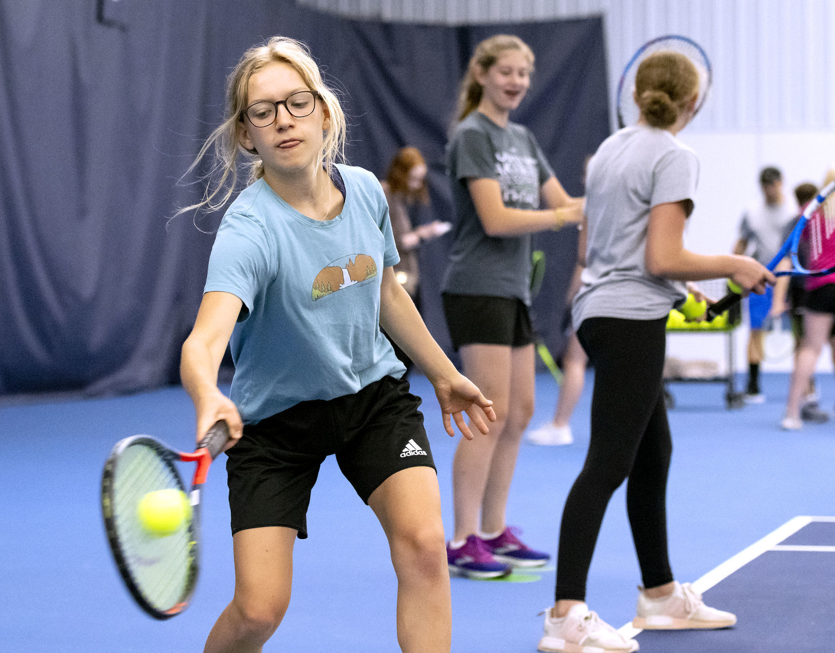 Tennis is back in swing